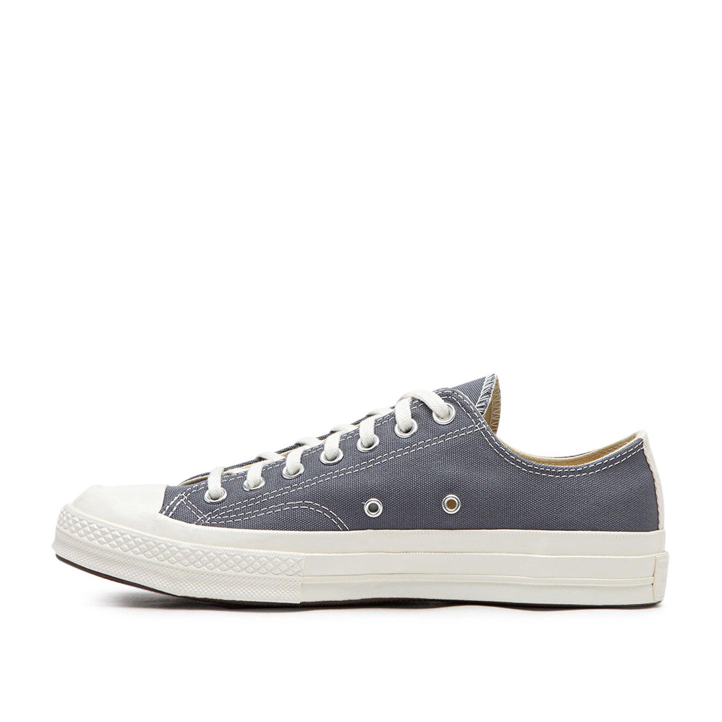 comme des garçons play x converse new big heart chuck taylor 70 low (grey) - a.plus