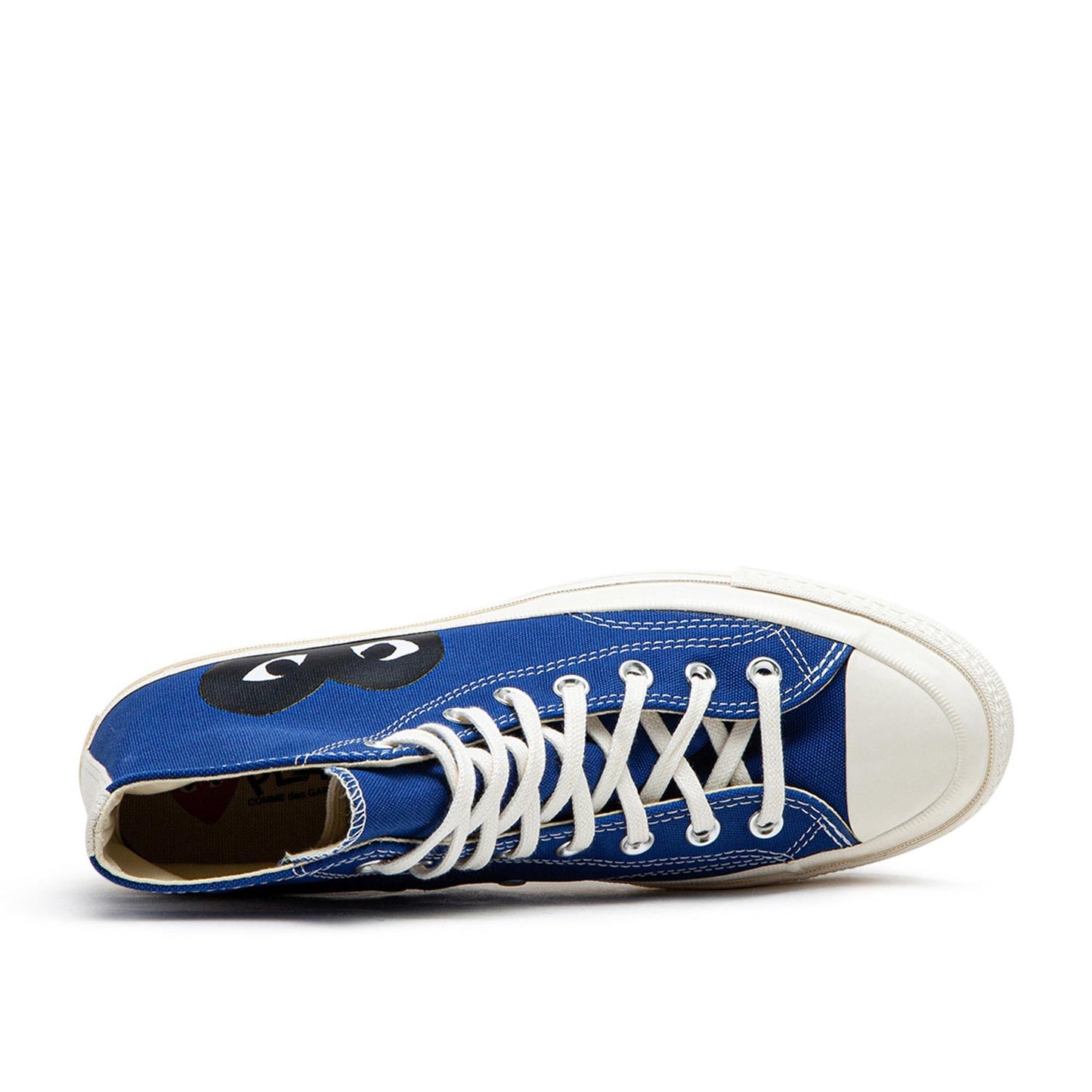 comme des garçons play x converse big heart chuck taylor all star 70 high (blue quartz) - a.plus