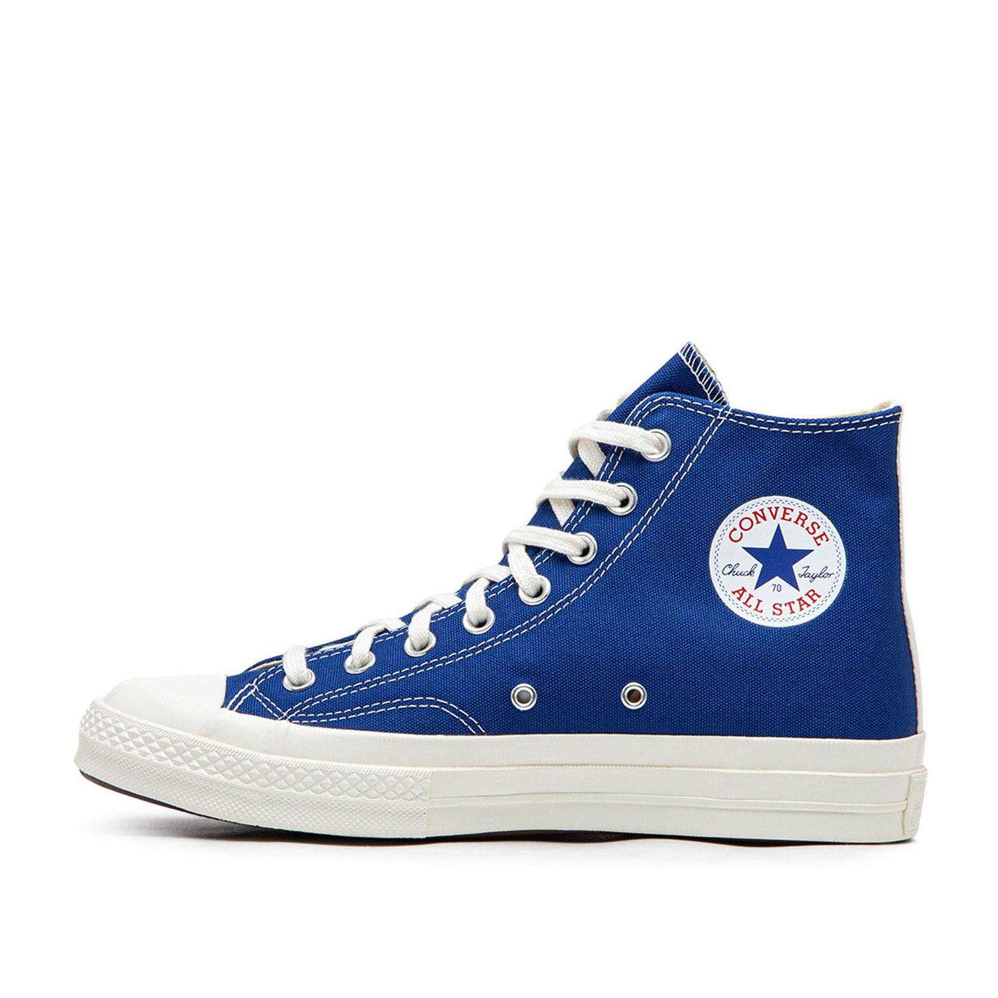 comme des garçons play x converse big heart chuck taylor all star 70 high (blue quartz) - a.plus