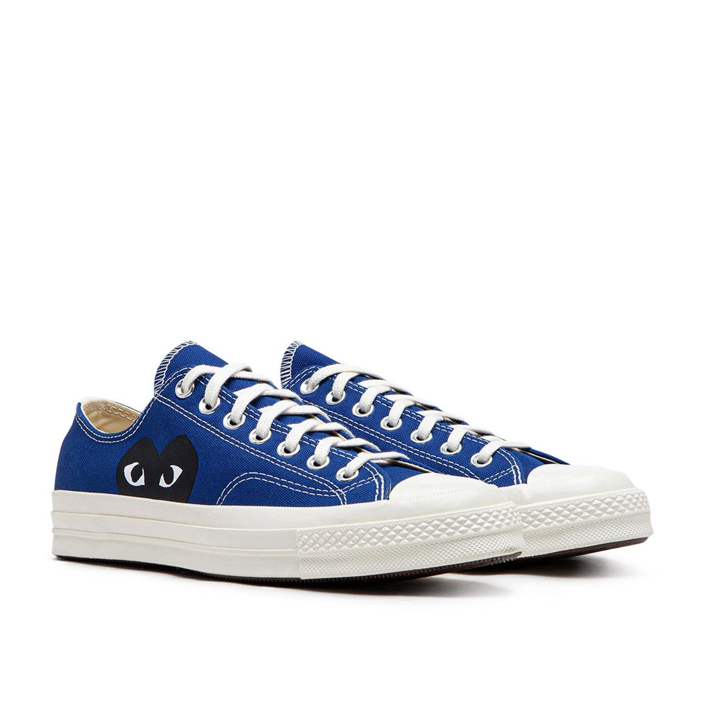 comme des garçons play x converse big heart chuck taylor all star 70 low (blue quartz) - a.plus