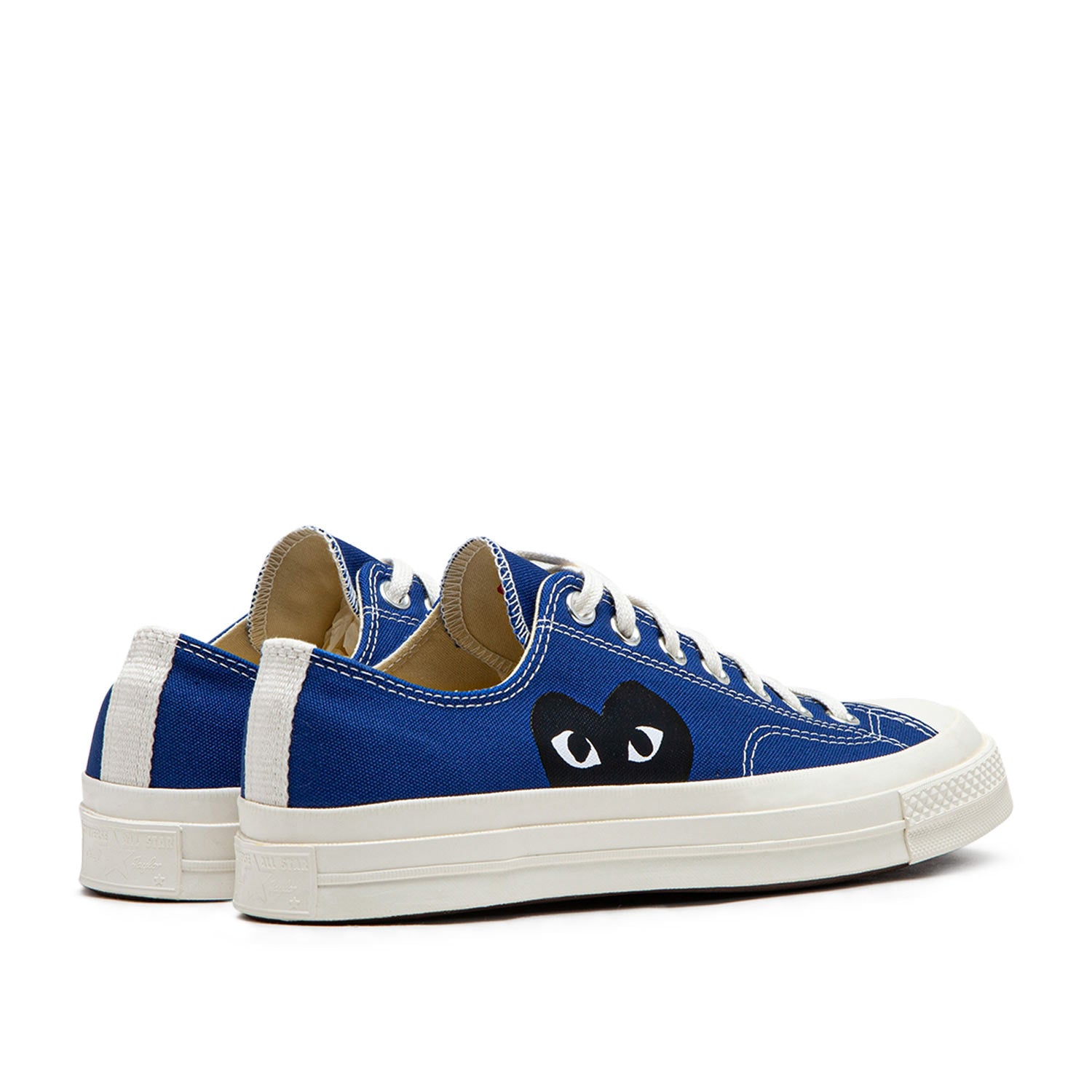 comme des garçons play x converse big heart chuck taylor all star 70 low (blue quartz) - a.plus