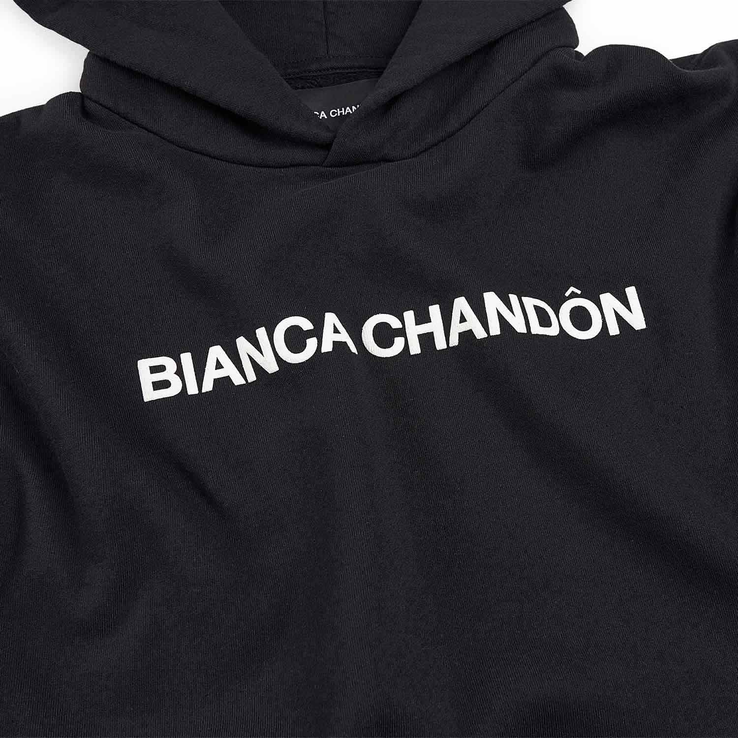 bianca chandôn logo hoodie (black) - a.plus