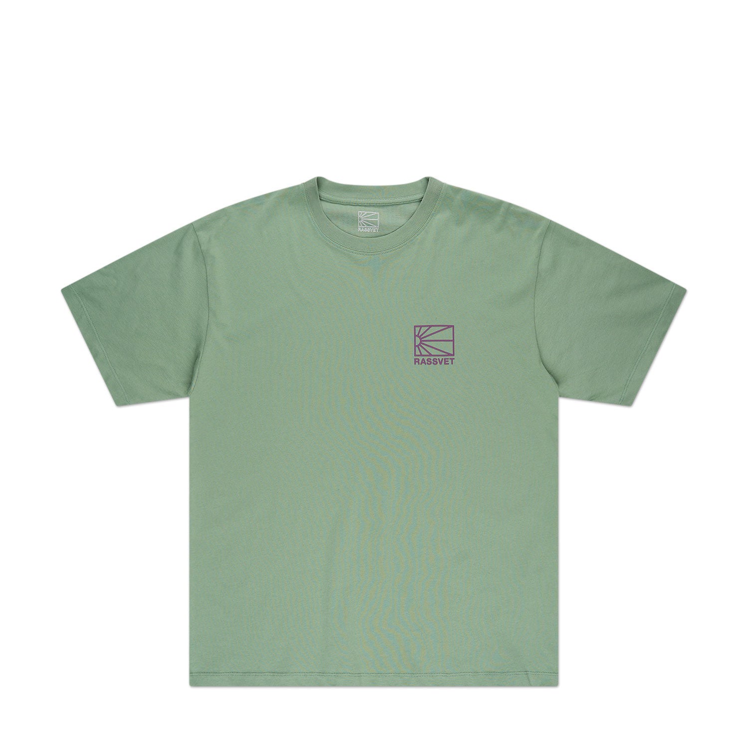 rassvet mini logo t-shirt (khaki) - a.plus