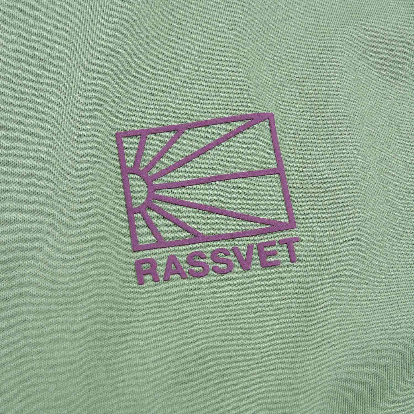 rassvet mini logo t-shirt (khaki) - a.plus