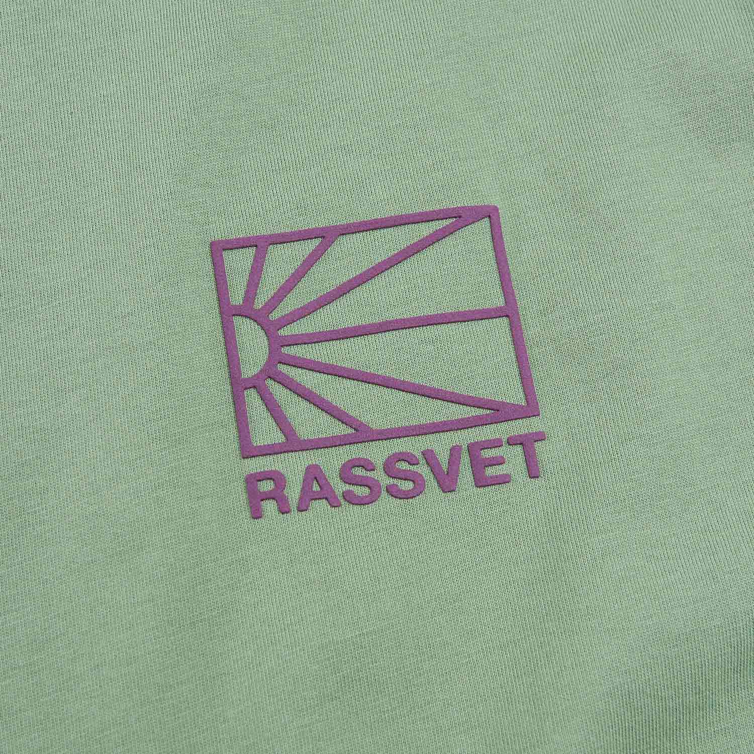 rassvet mini logo t-shirt (khaki) - a.plus