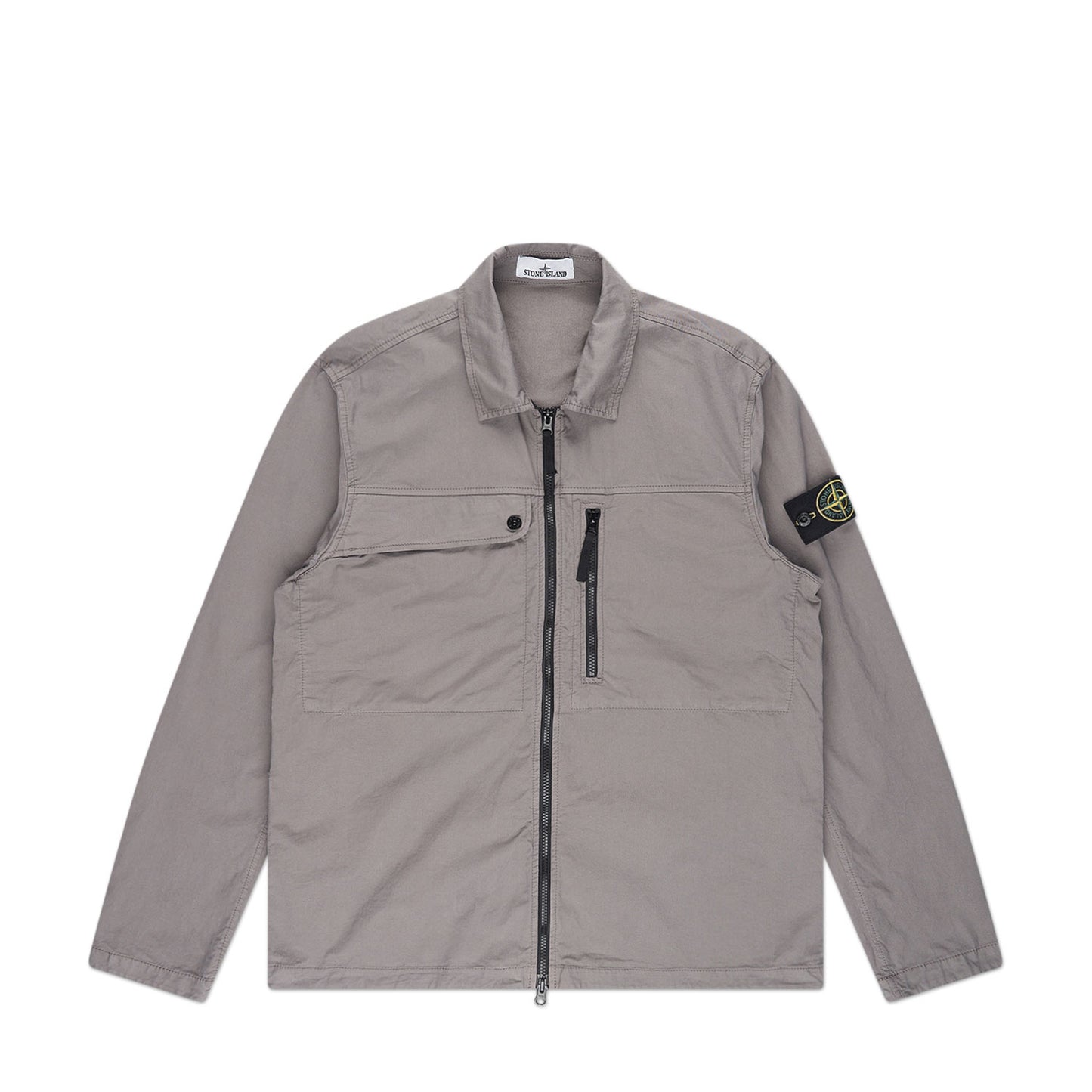 stone island overshirt (dove grey) - a.plus
