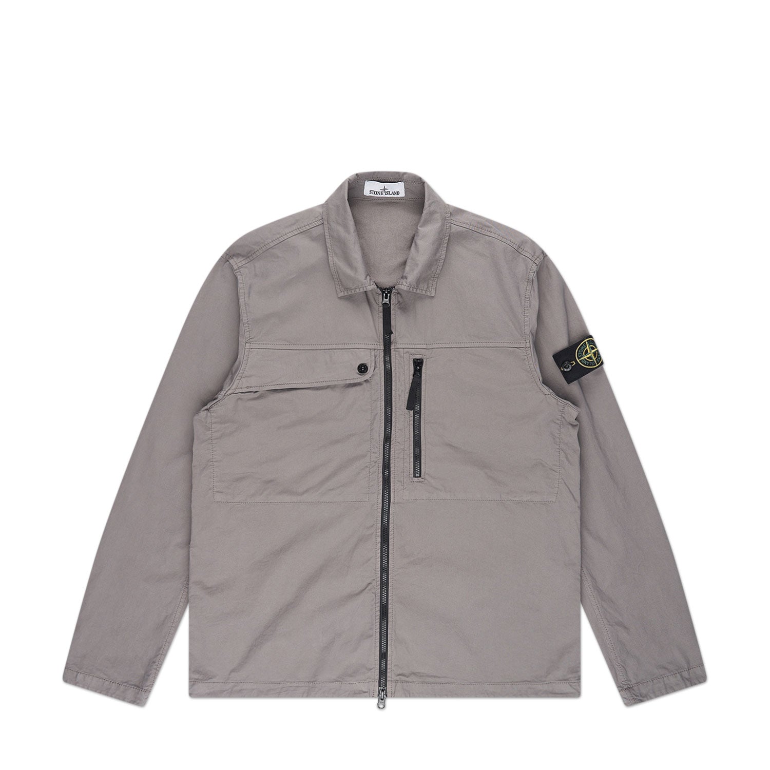 stone island overshirt (dove grey) - a.plus