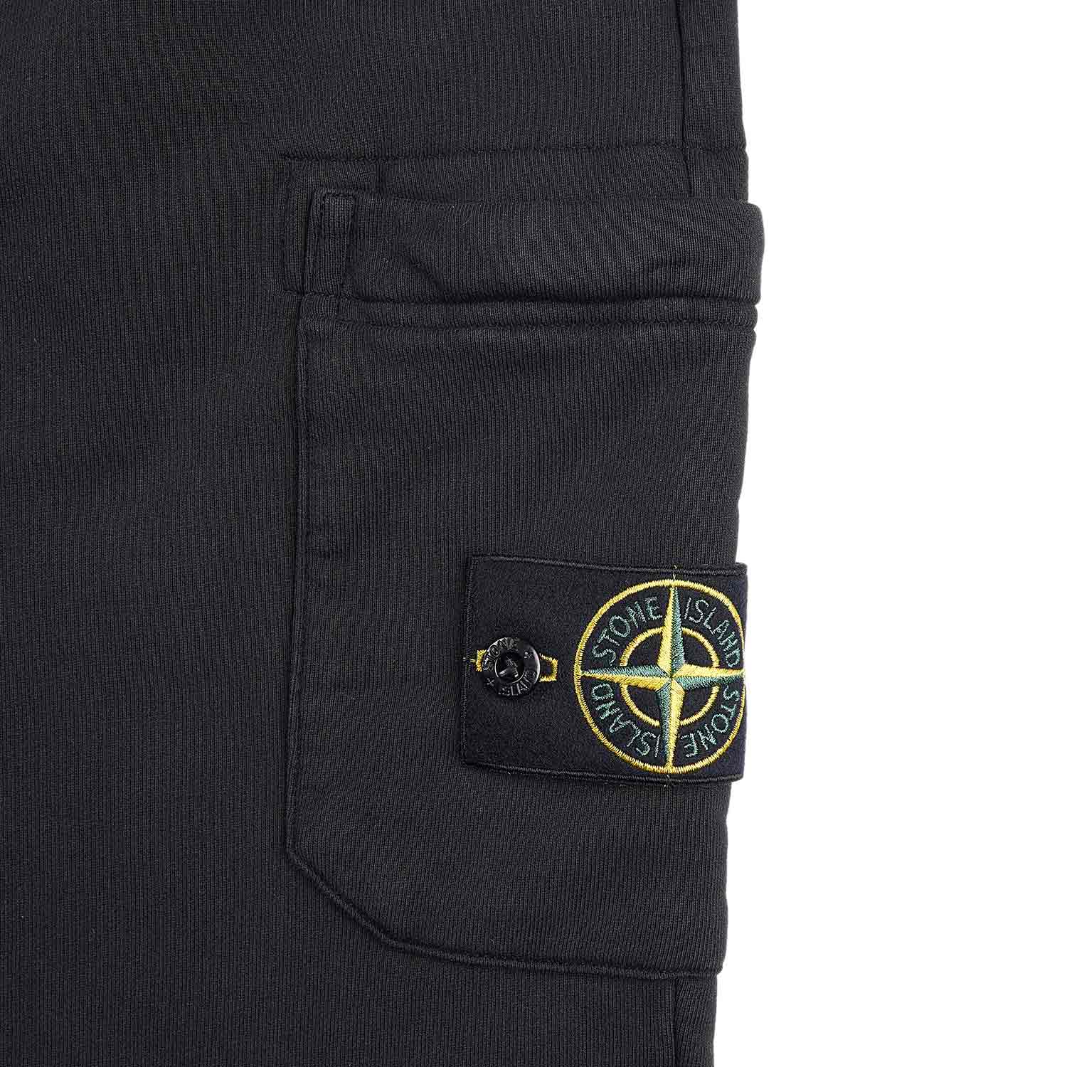 stone island fleece pants (black) - a.plus