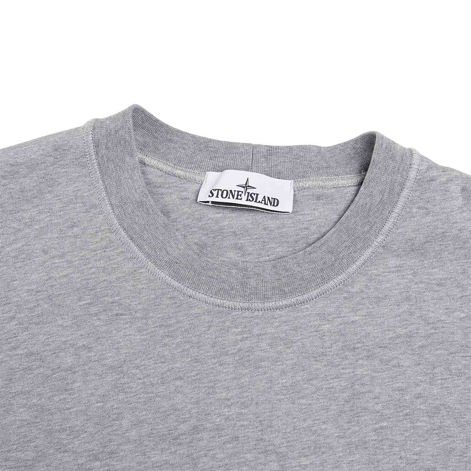 stone island sweatshirt (melange grey) - a.plus