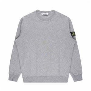 stone island sweatshirt (melange grey) - a.plus