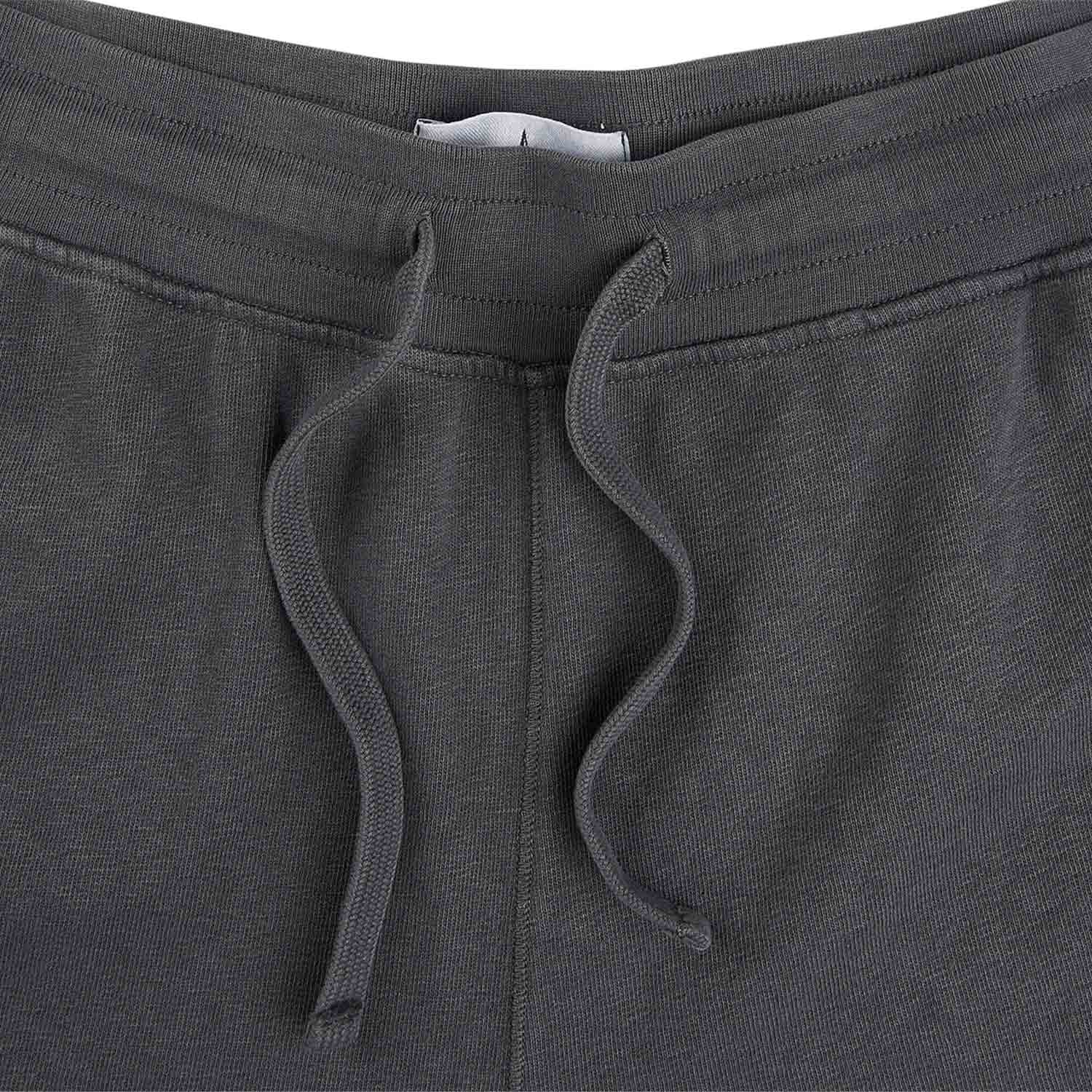 stone island fleece shorts (charcoal) - a.plus