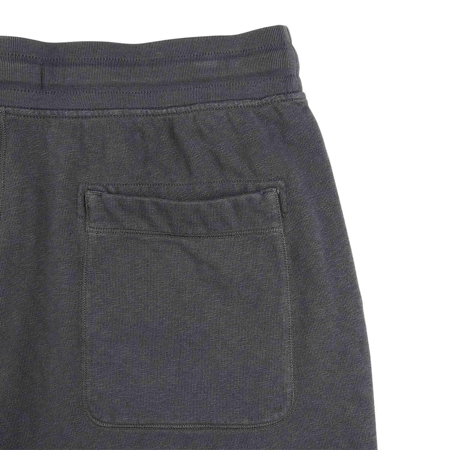 stone island fleece shorts (charcoal) - a.plus