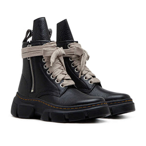 dr. martens x rick owens drkshdw 1460 dmxl jumbo lace boot (black) - a.plus