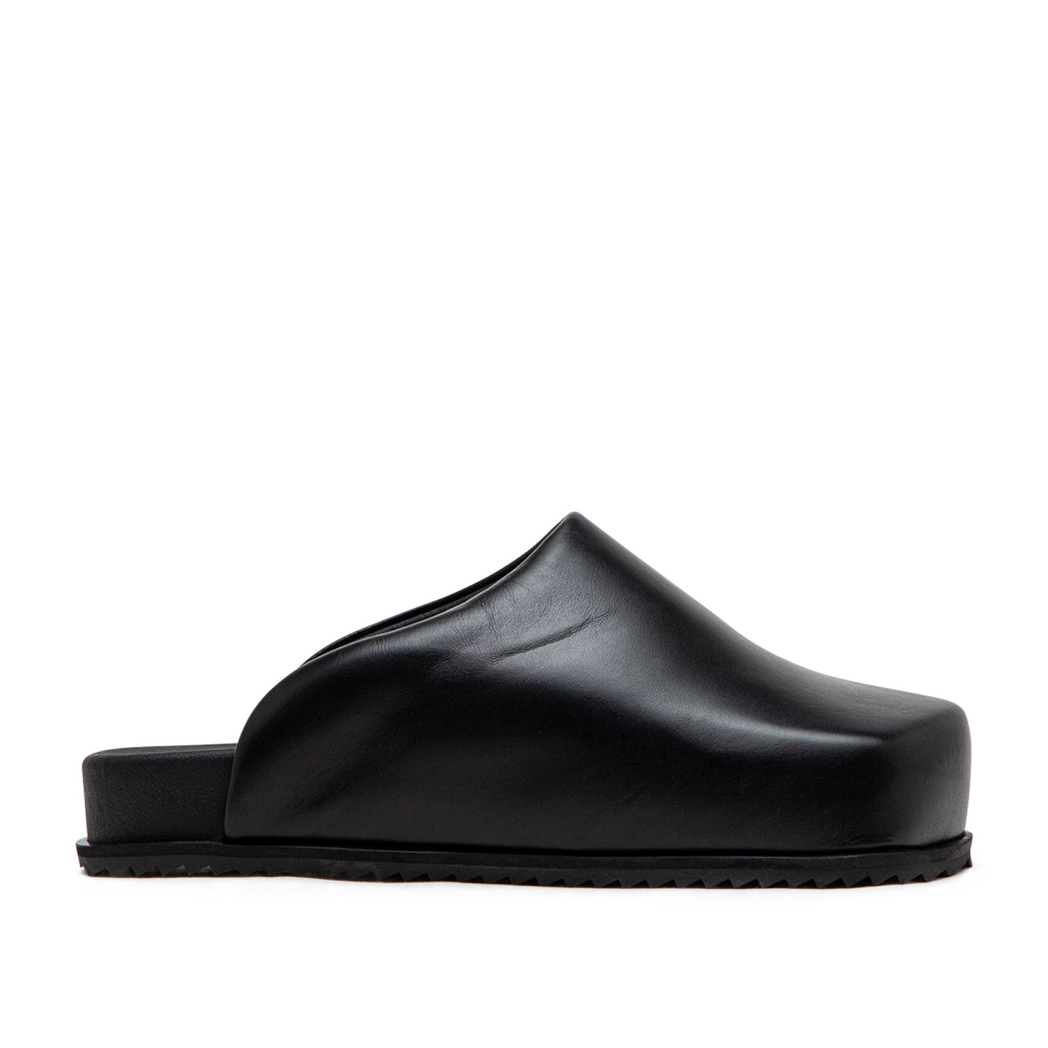yume yume truck slides (black leather) - a.plus