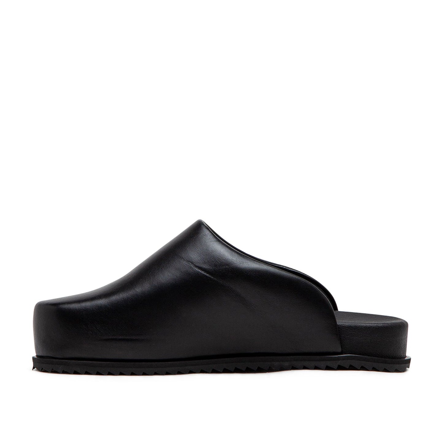 yume yume truck slides (black leather) - a.plus