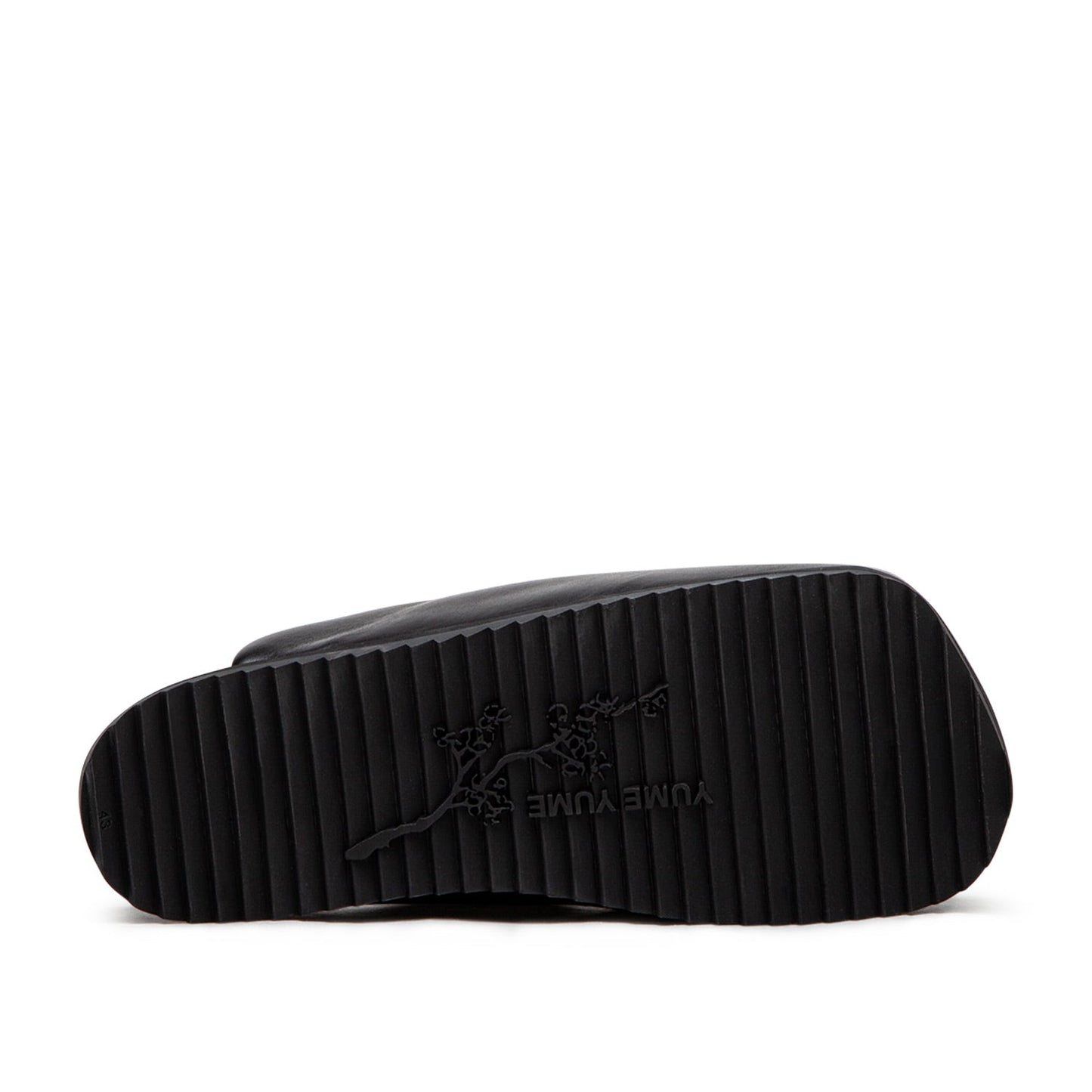 yume yume truck slides (black leather) - a.plus