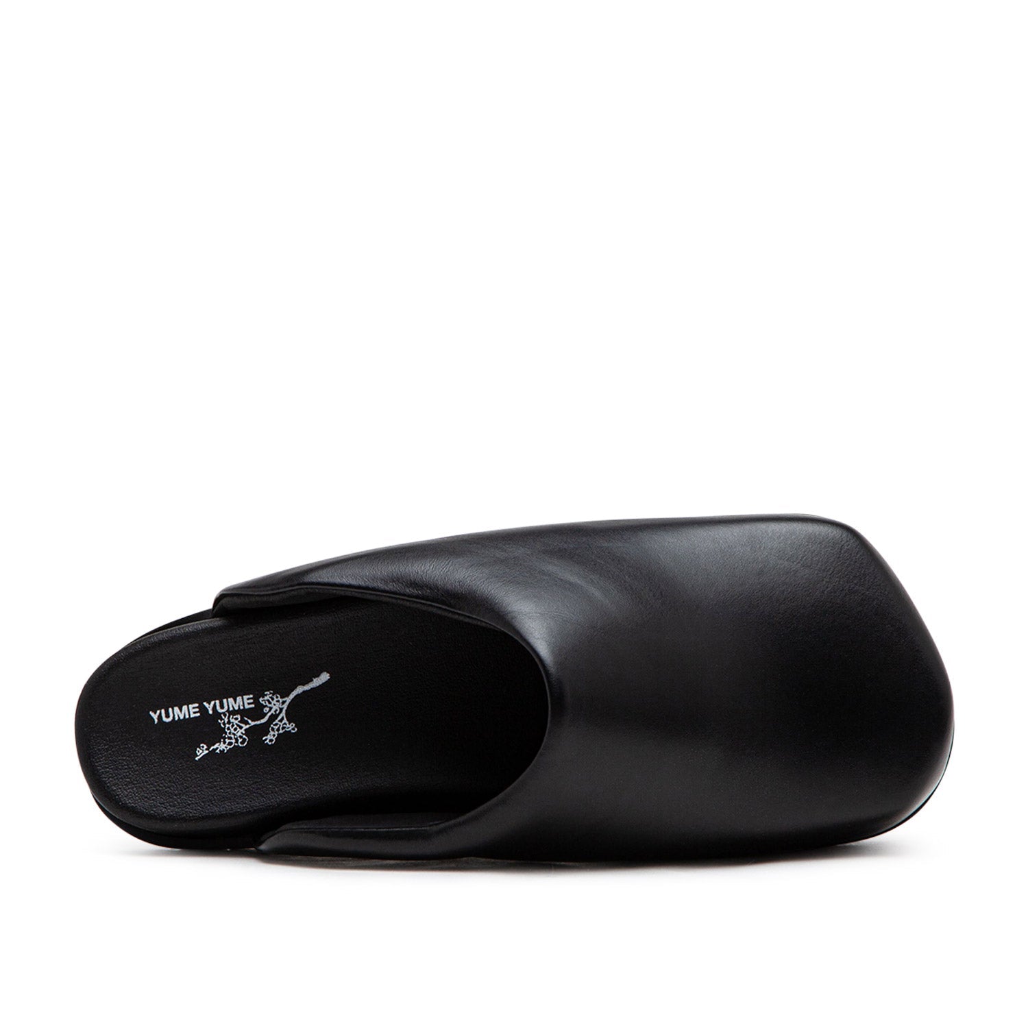 yume yume truck slides (black leather) - a.plus