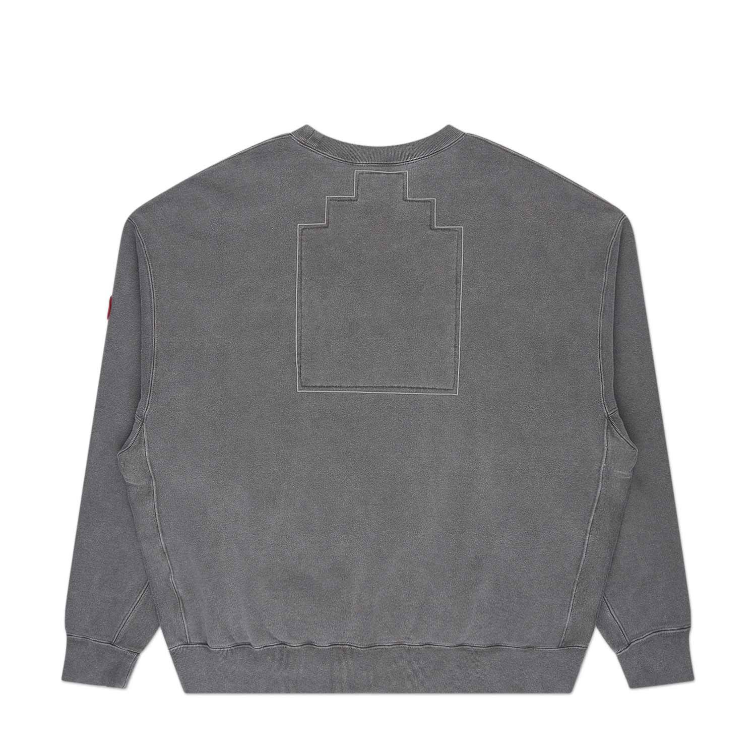 cav empt overdye wb headsx4 c.e crew neck (charcoal) - a.plus