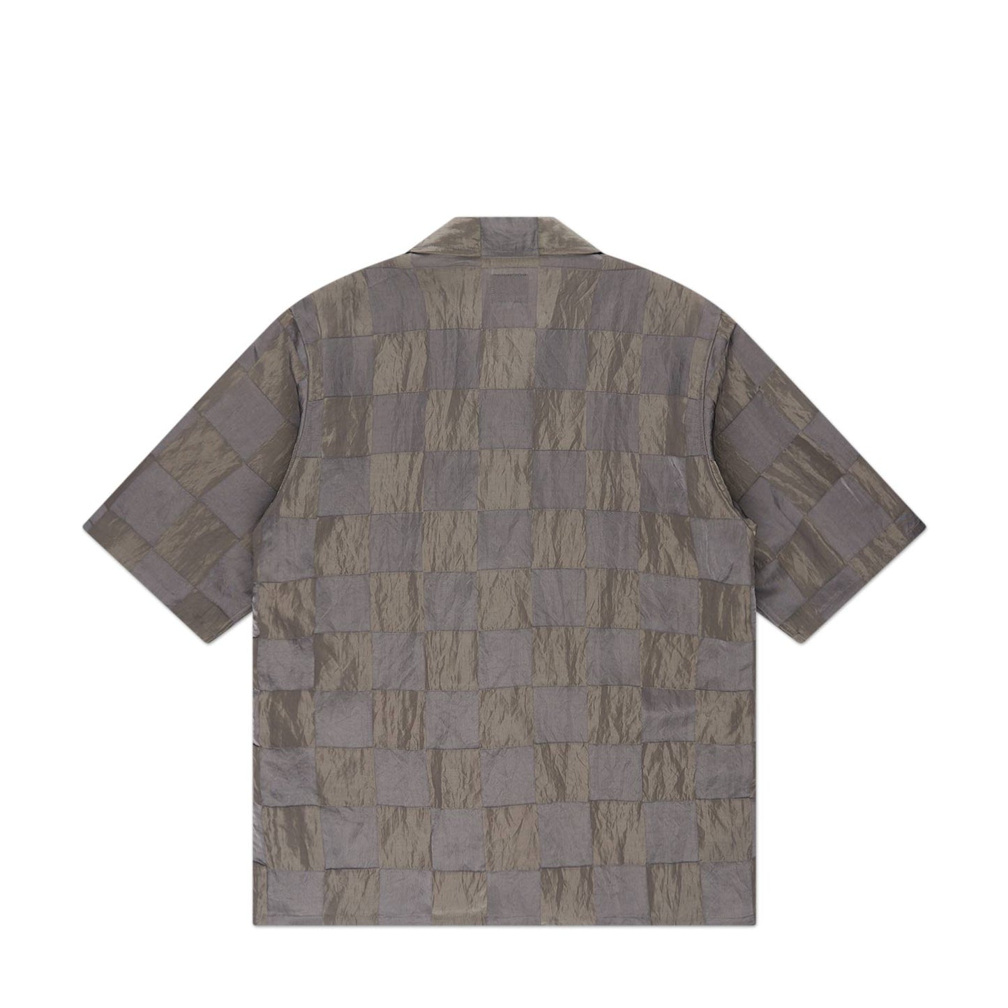 needles cabana checker shirt (grey) - a.plus