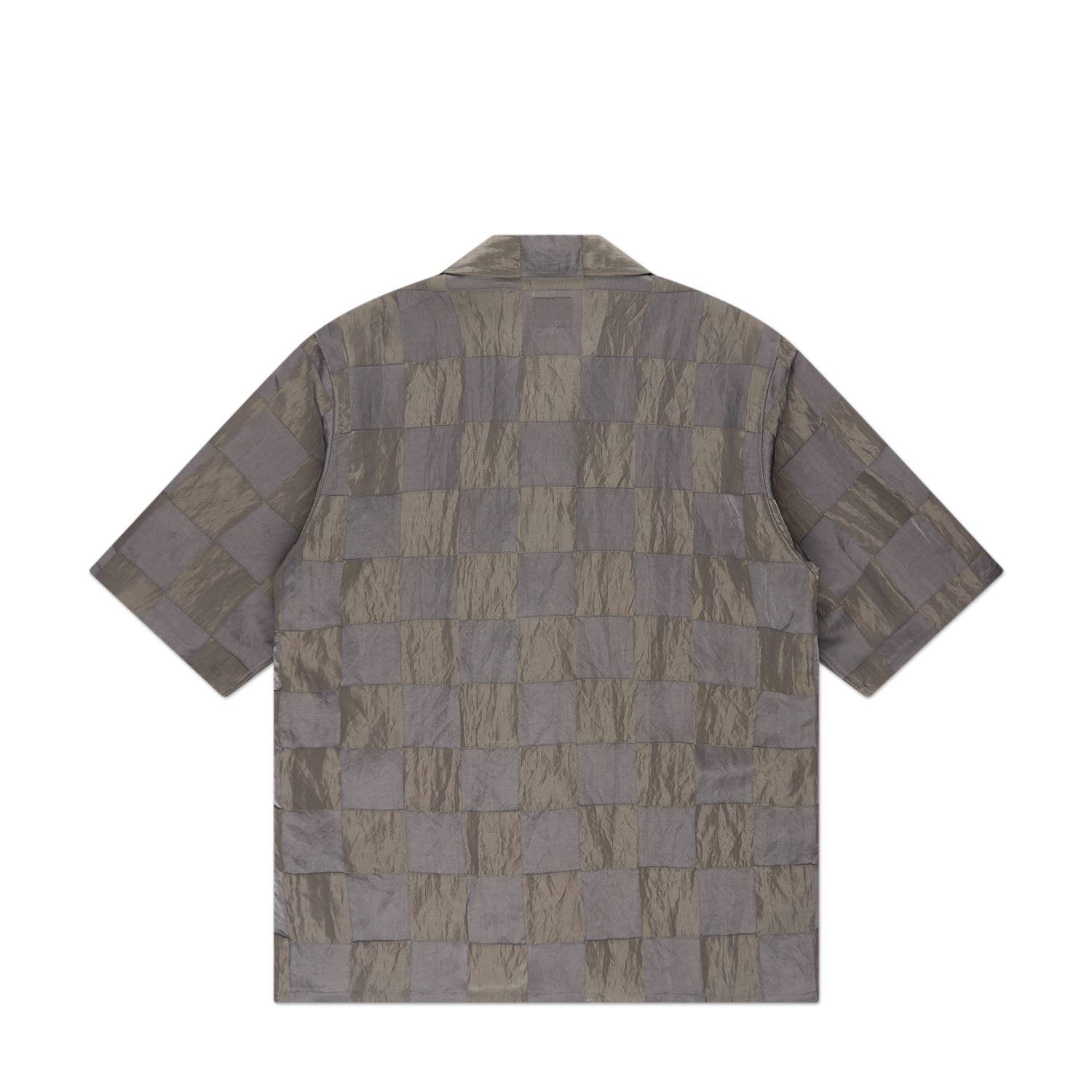needles cabana checker shirt (grey) - a.plus