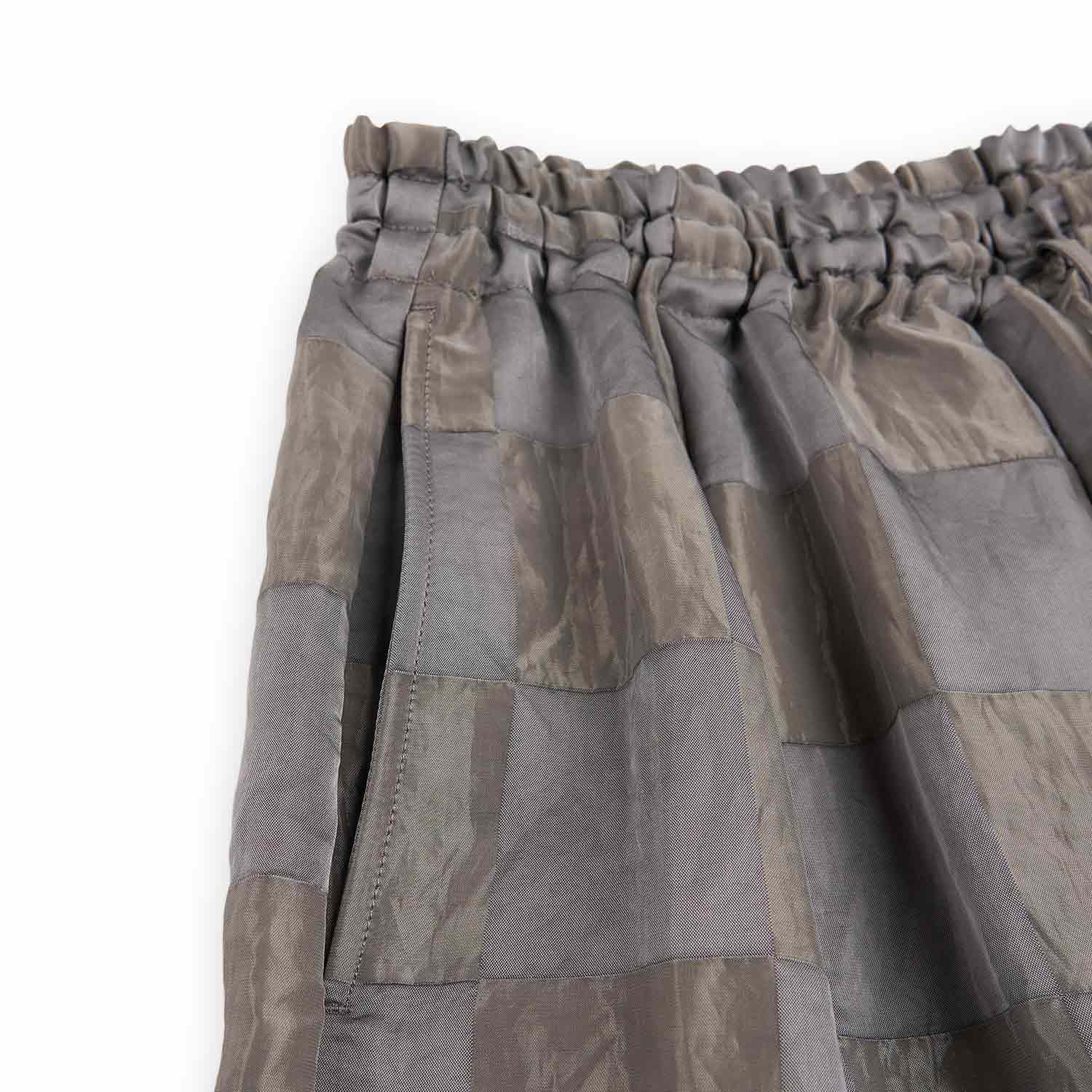 needles h.d.p. checker shorts (grey) - a.plus