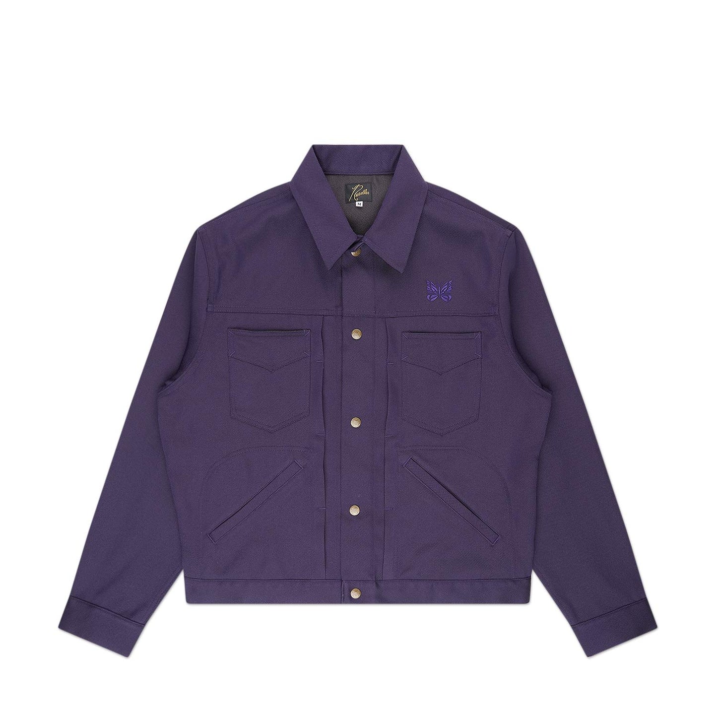 needles penny jean jacket (purple) - a.plus