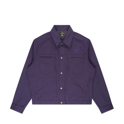 needles penny jean jacket (purple) - a.plus