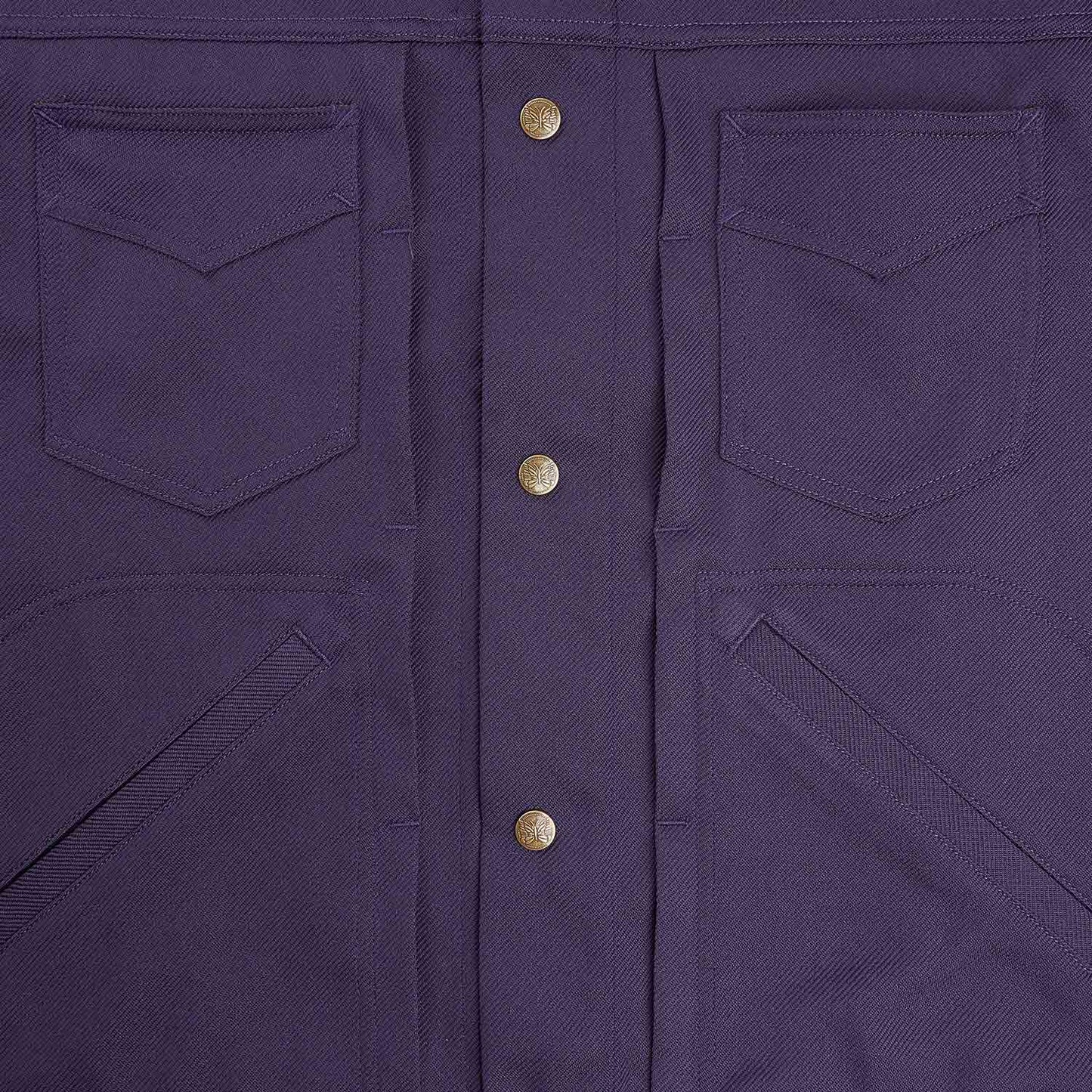 needles penny jean jacket (purple) - a.plus