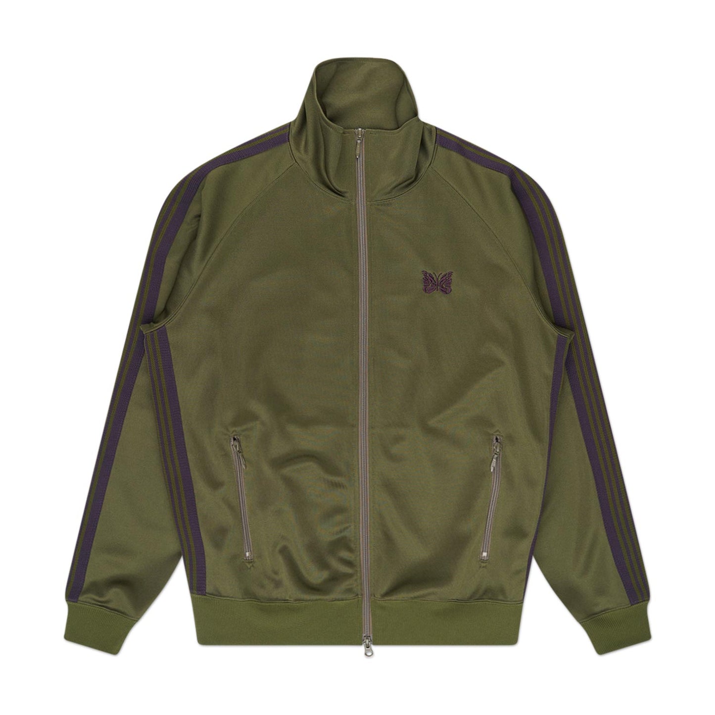 needles track jacket (olive) - a.plus