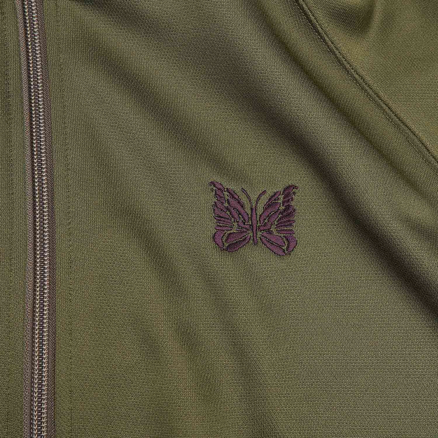needles track jacket (olive) - a.plus