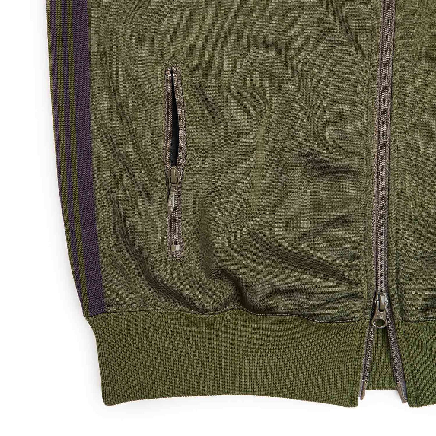 needles track jacket (olive) - a.plus