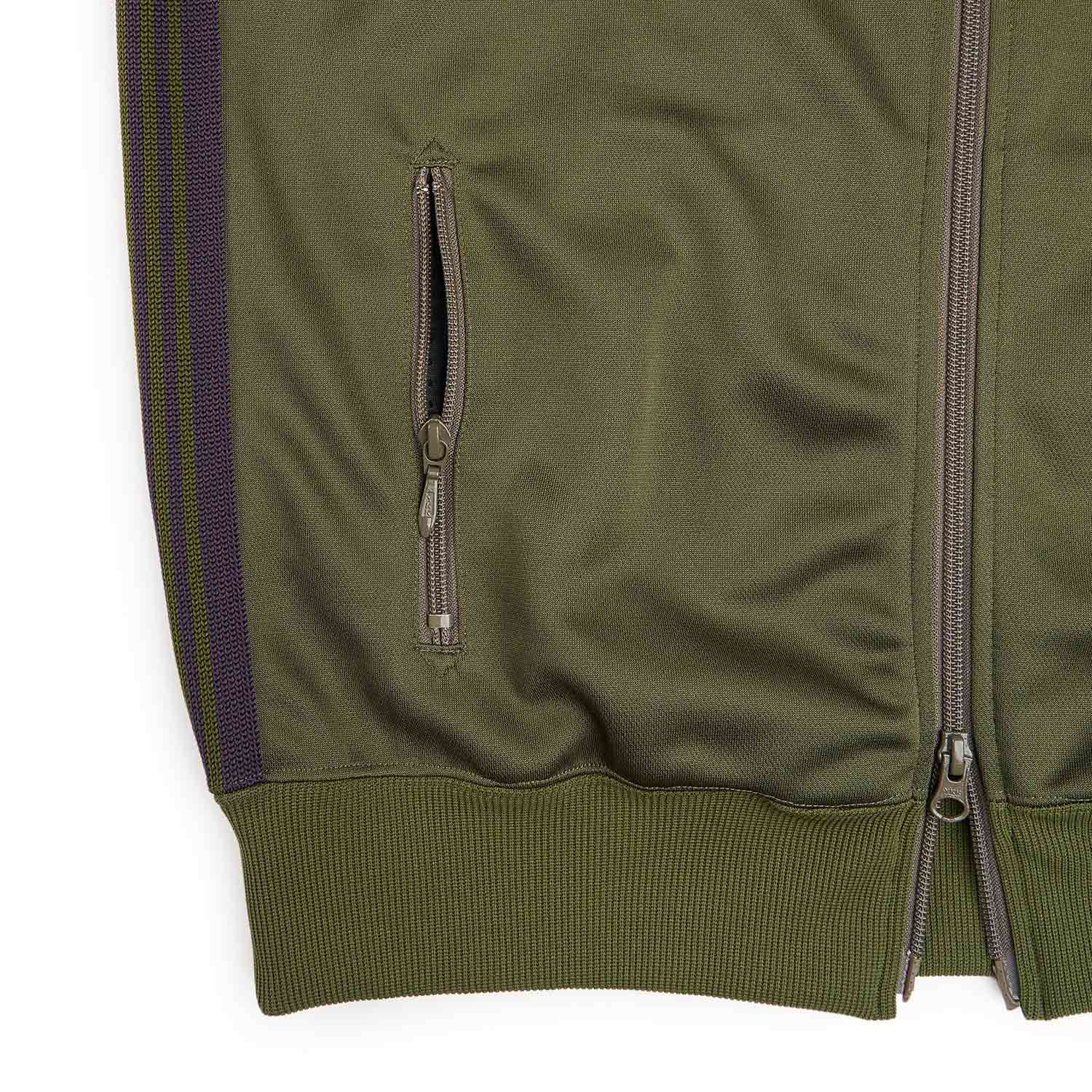 needles track jacket (olive) - a.plus