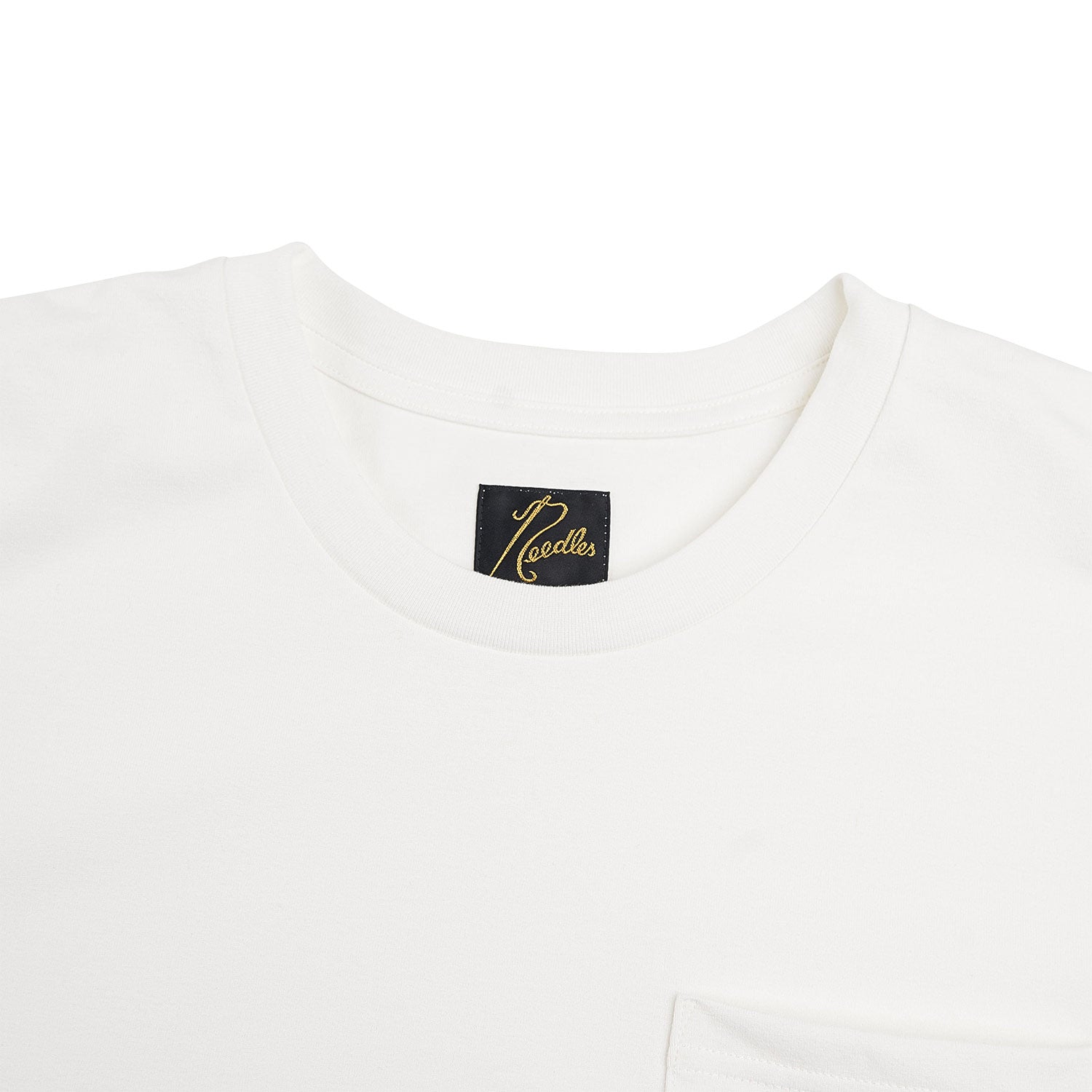 needles crew neck t-shirt (white) - a.plus