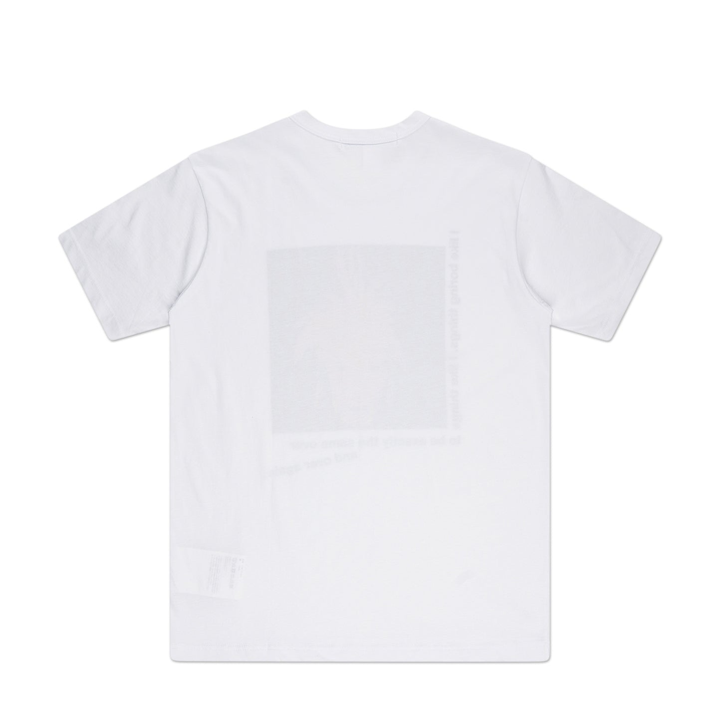 comme des garçons shirt t-shirt knit (white) - a.plus
