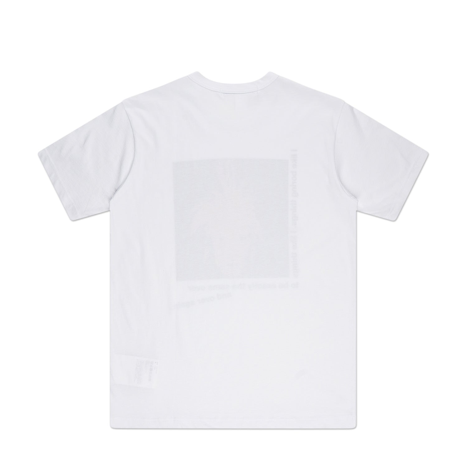 comme des garçons shirt t-shirt knit (white) - a.plus