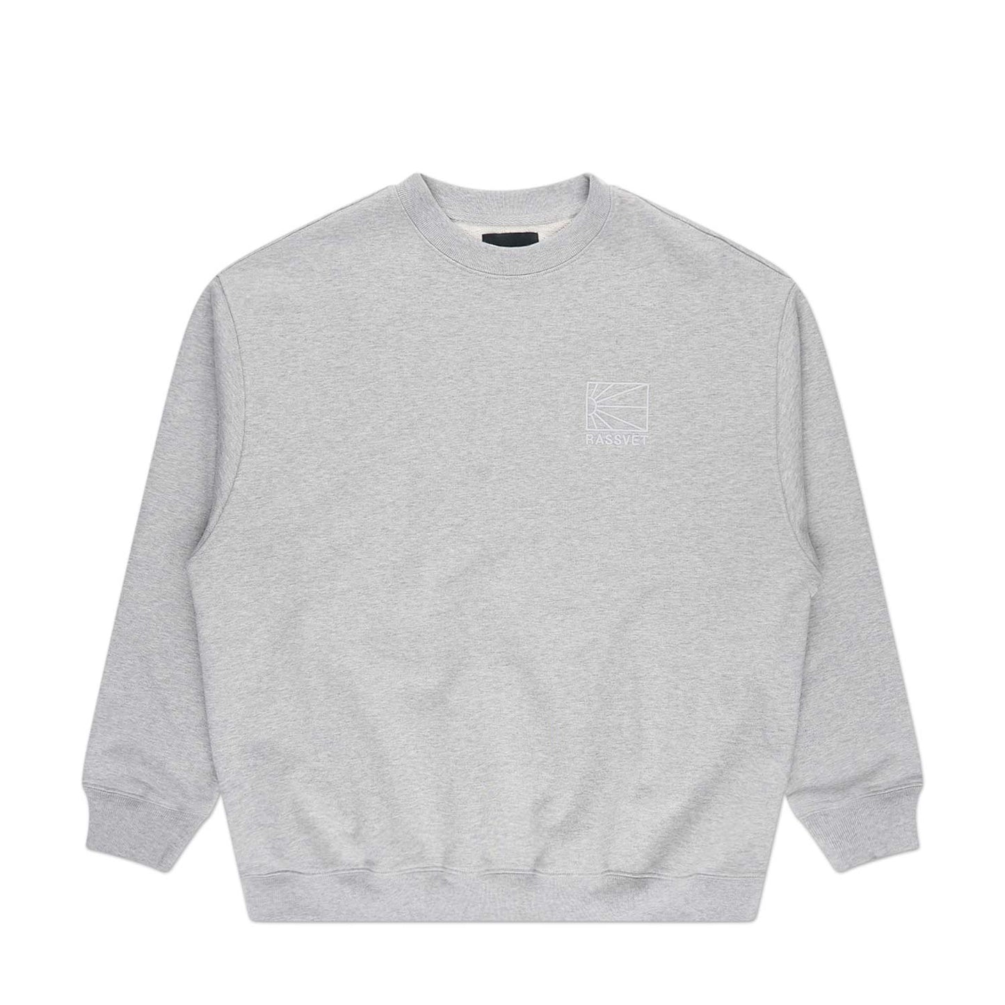 rassvet mini logo sweatshirt (grey) - a.plus