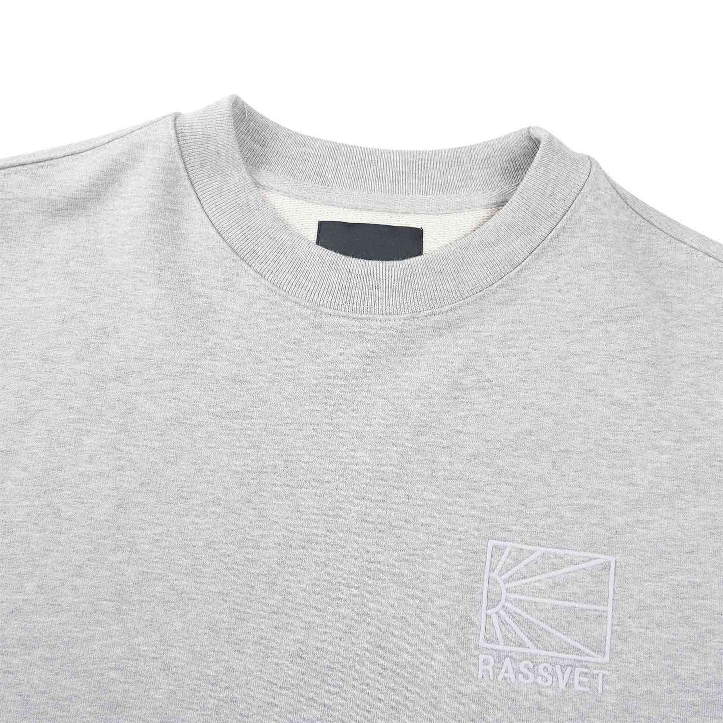 rassvet mini logo sweatshirt (grey) - a.plus