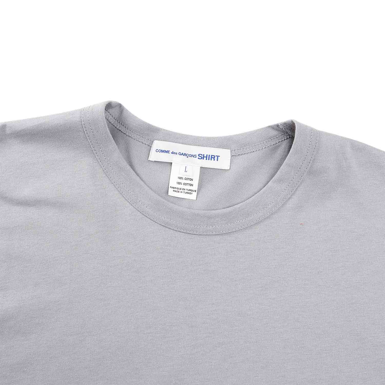 comme des garçons shirt t-shirt knit (grey) - a.plus