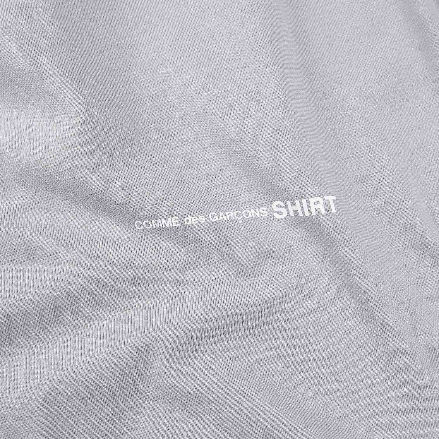 comme des garçons shirt t-shirt knit (grey) - a.plus