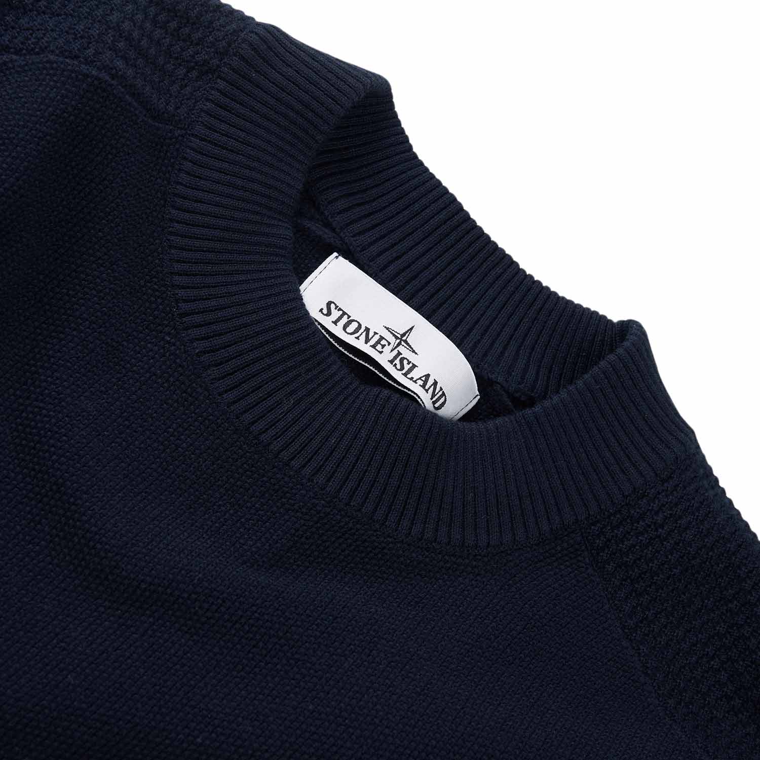 stone island knit pullover (navy blue) - a.plus