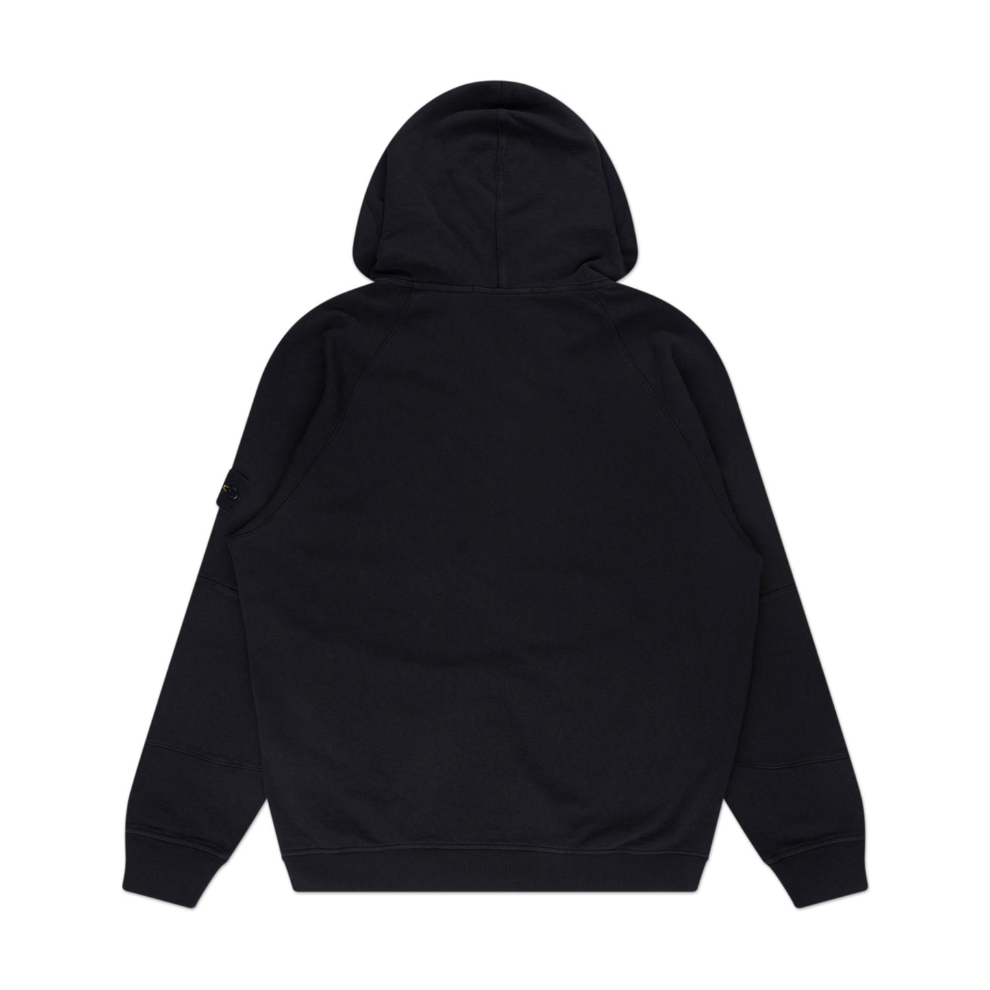 stone island 'old treatment' sweatshirt full zip (black) - a.plus
