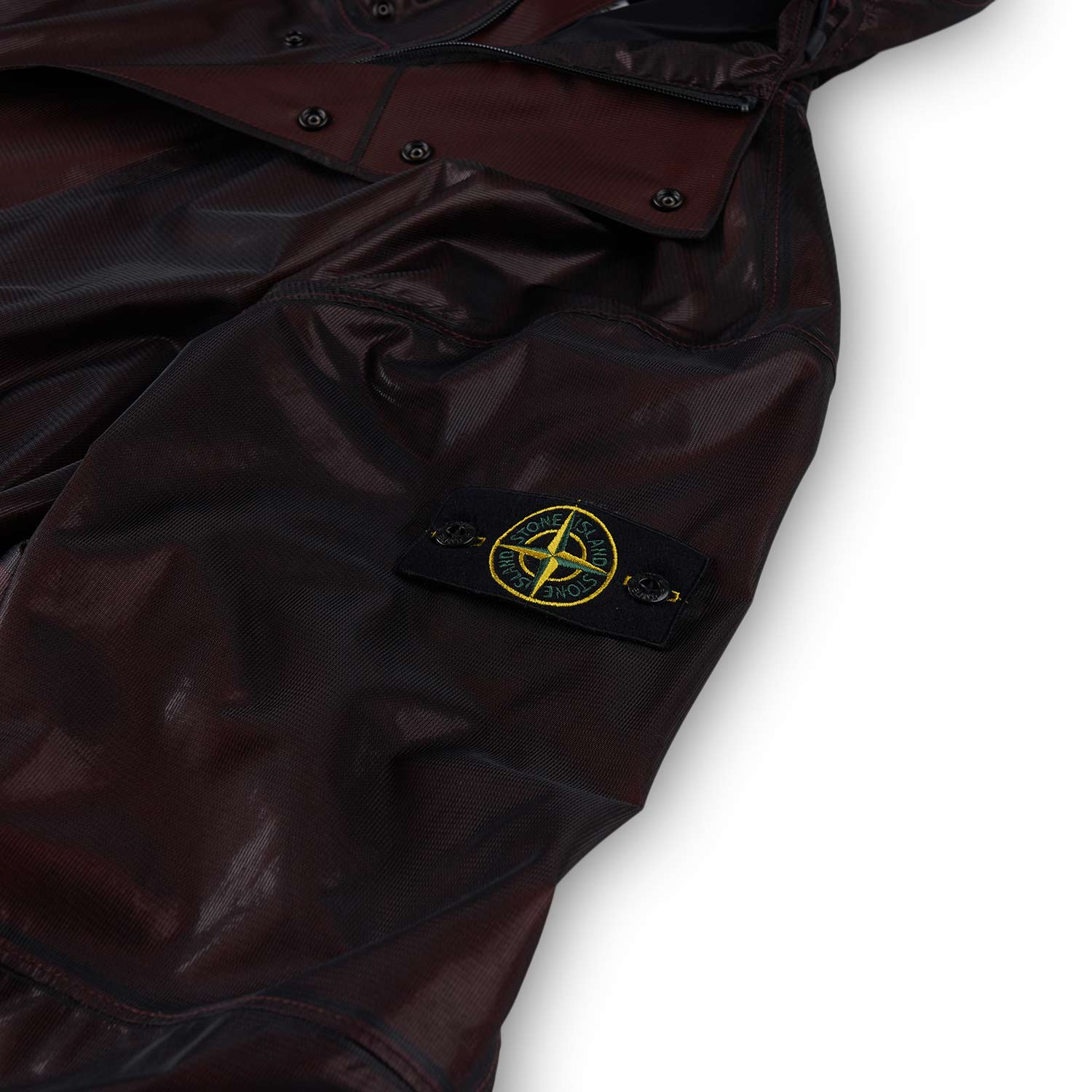 stone island patch coat (rust) - a.plus