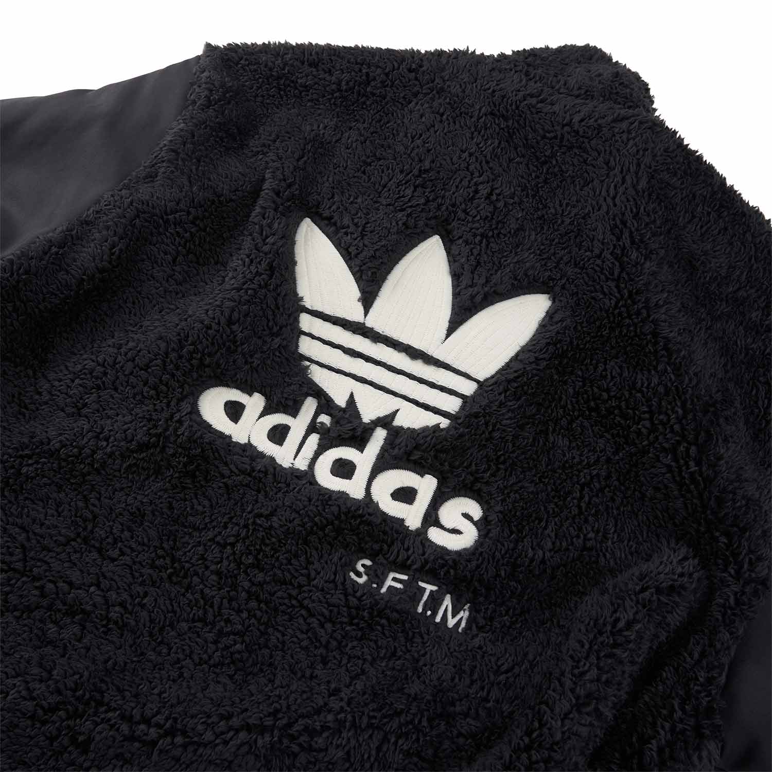 adidas x song for the mute fleece jacket (black) - a.plus
