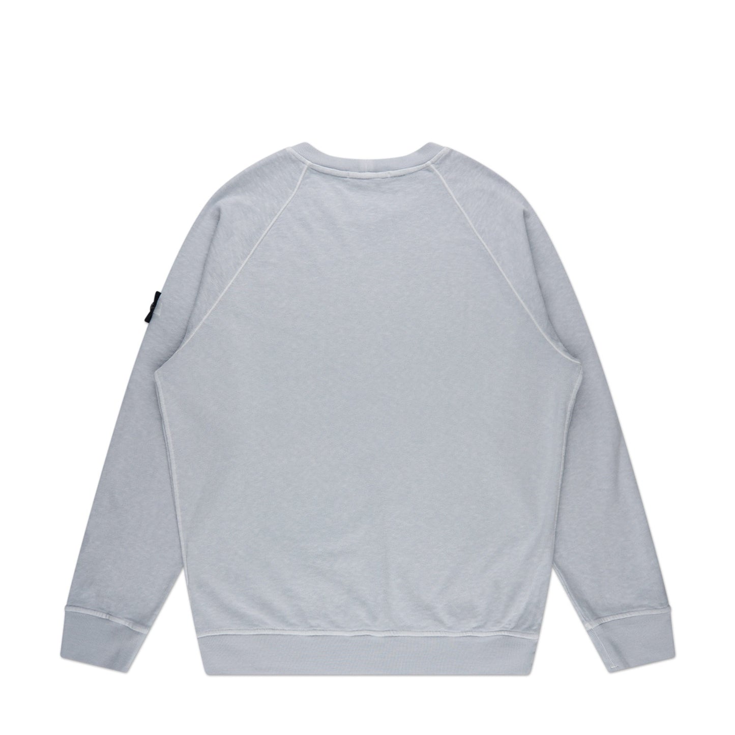 stone island 'old' treatment crewneck (sky blue) - a.plus