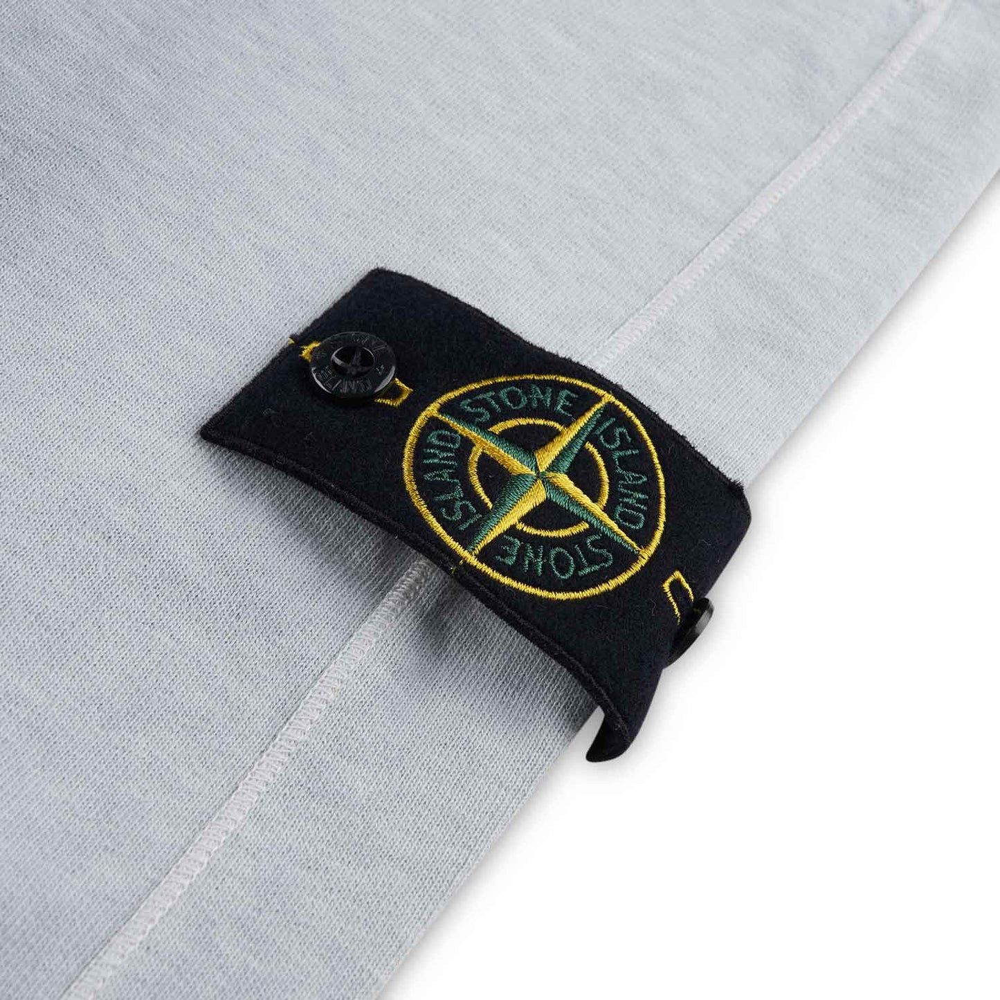 stone island 'old' treatment crewneck (sky blue) - a.plus