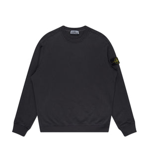 stone island 'old' treatment crewneck (charcoal) - a.plus