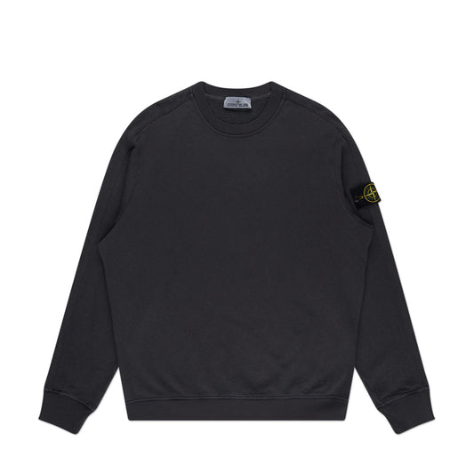 stone island 'old' treatment crewneck (charcoal) - a.plus