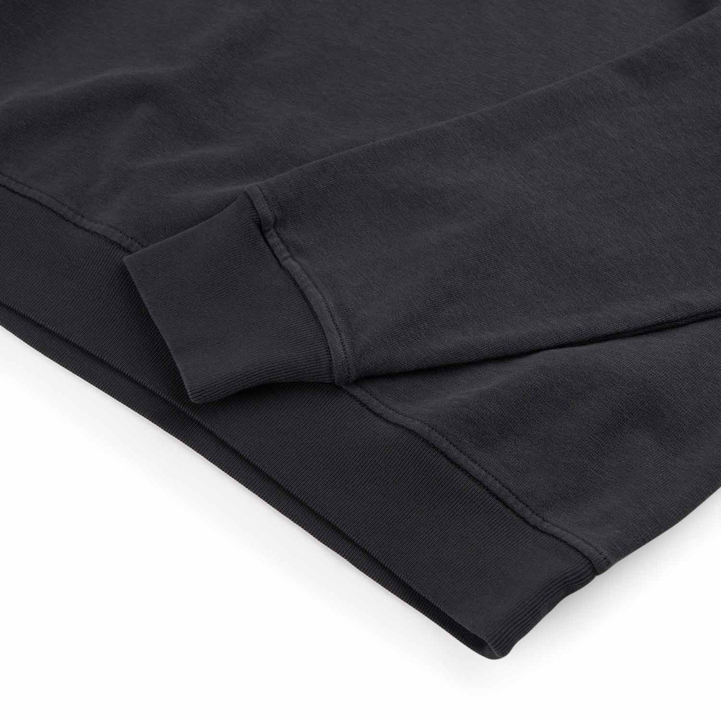 stone island 'old' treatment crewneck (charcoal) - a.plus