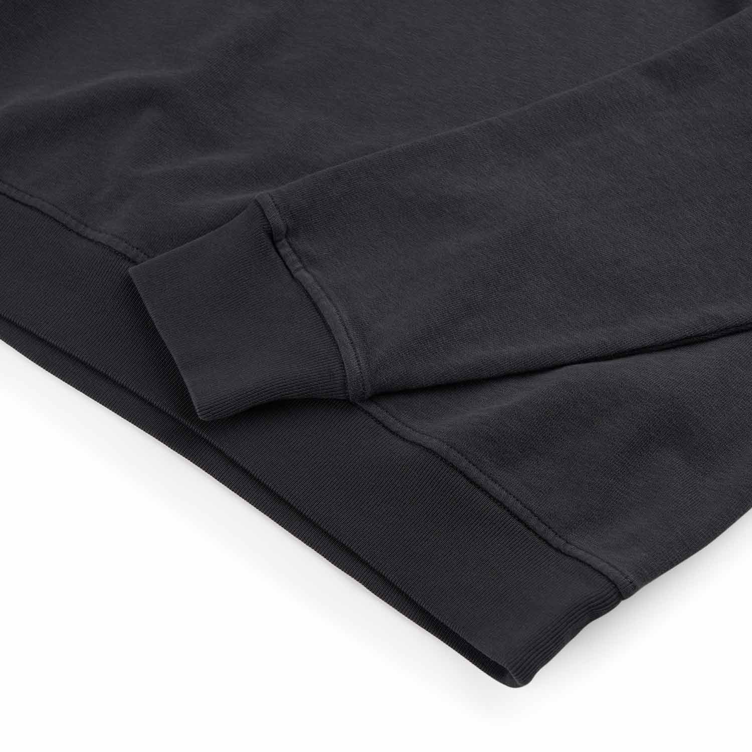 stone island 'old' treatment crewneck (charcoal) - a.plus