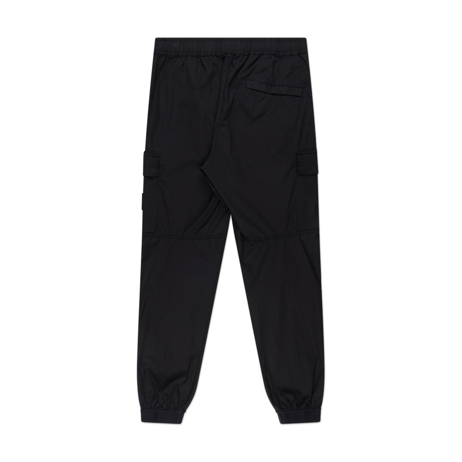 stone island regular fit cargo pants (black) - a.plus